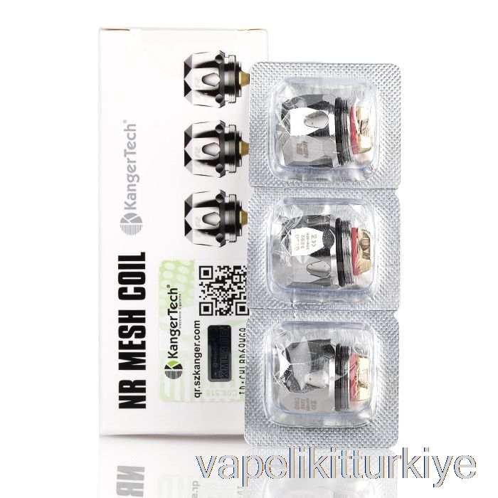 Vape Likit Kanger Nr Serisi örgü Yedek Bobinler 0.18ohm Nr-mesh Bobinleri